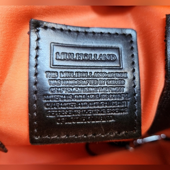 Vintage MULHOLLAND Black Leather Briefcase THE CHALICE 2007 - Picture 10 of 16